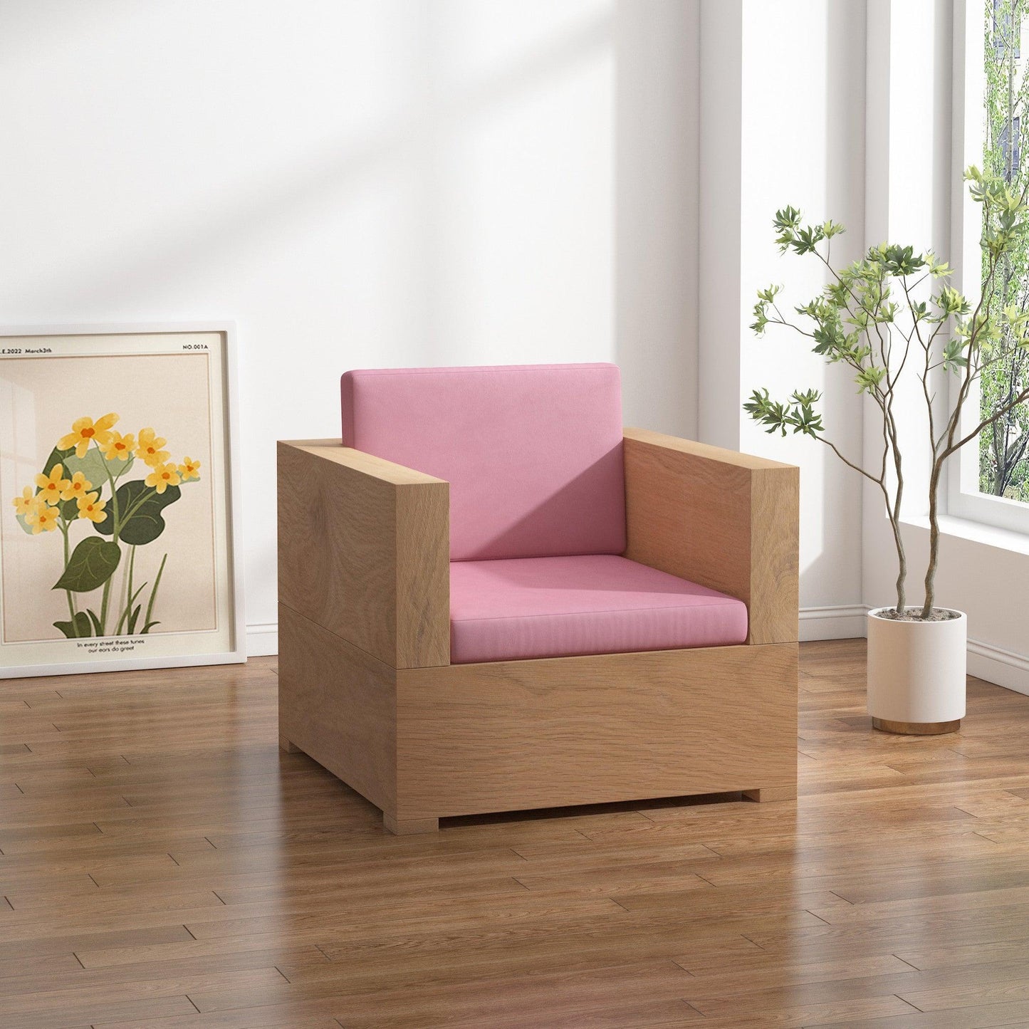 Indoor Flopkissen und Loungekissen mit Rückenlehne