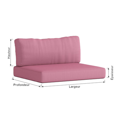 Coussin d'assise avec dossier Flopkissen