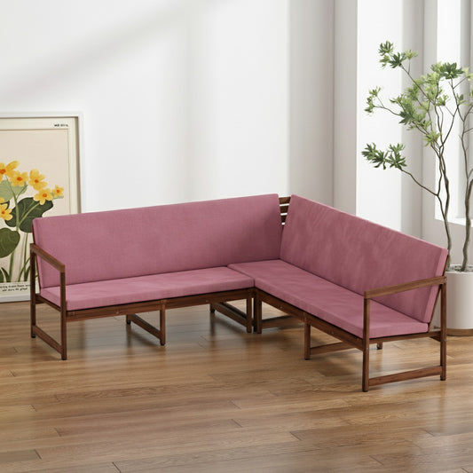 Indoor 2-teilig - Eckbank Polster mit Rückenlehne nach Maß