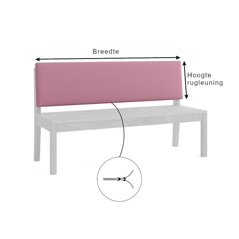 Dimensions du coussin de dossier