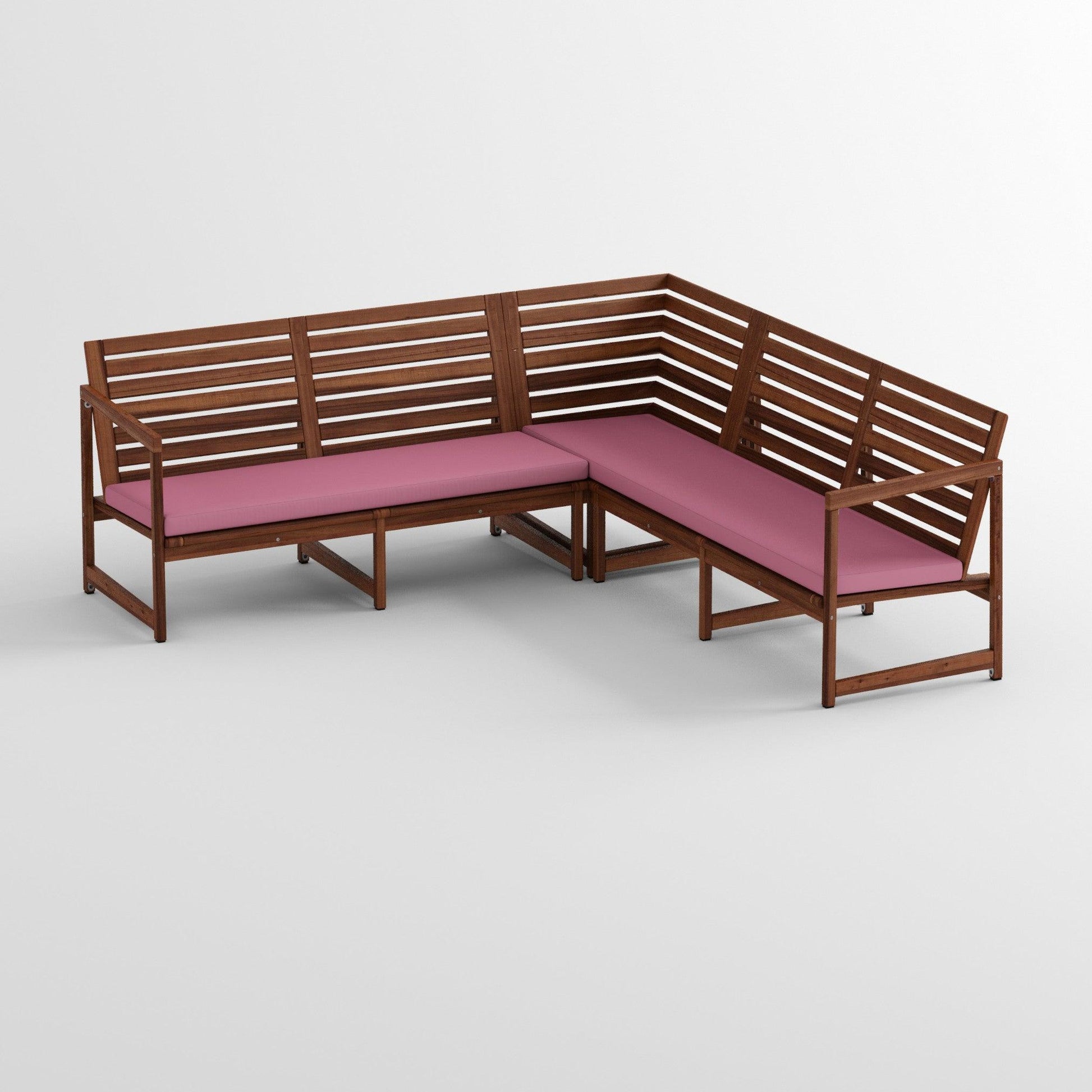Outdoor Eckbankauflage - 2 Teilig