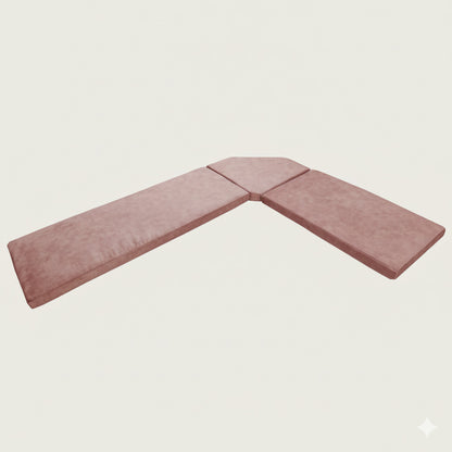 Coussin de banquette d'angle en 3 pièces