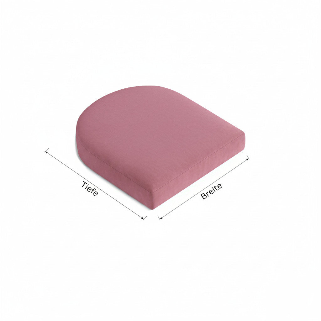 Coussin d'assise semi-circulaire
