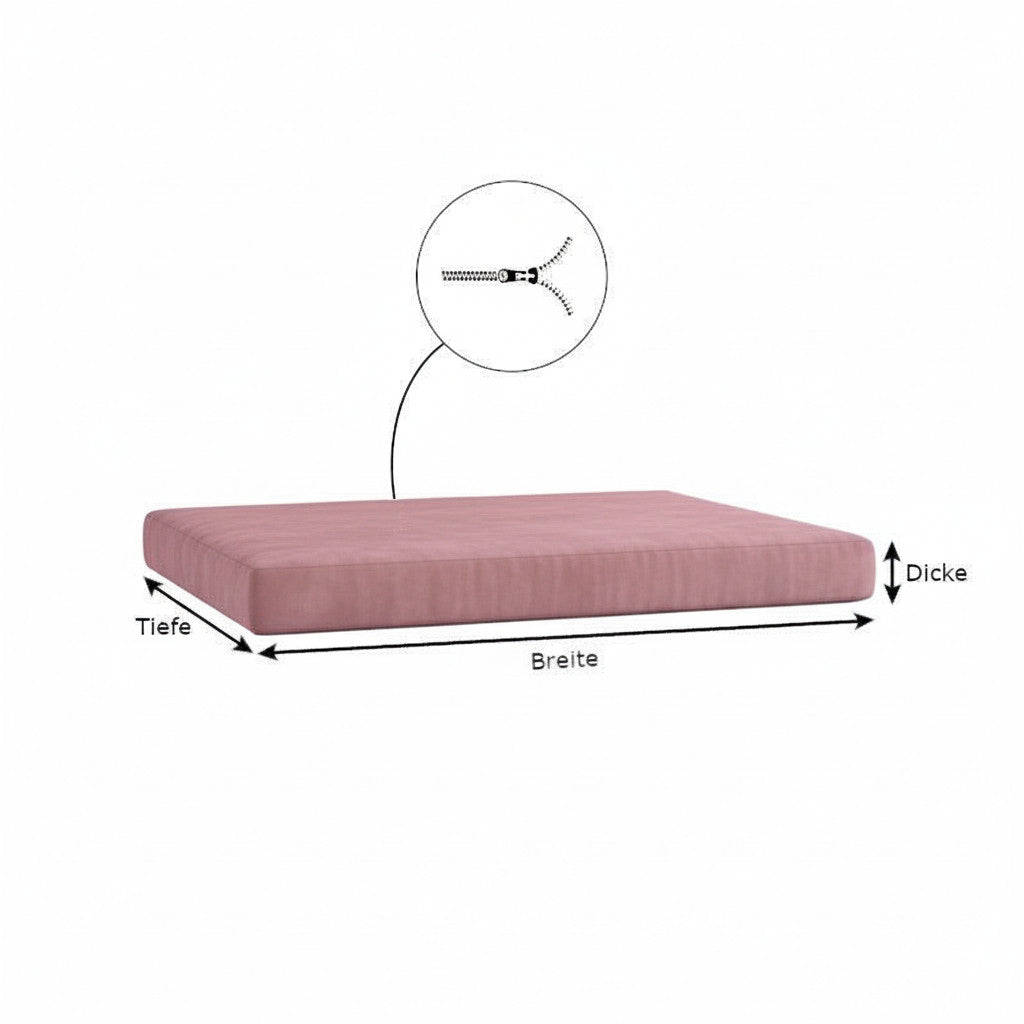 Dimensions des coussins de banc et d'assise