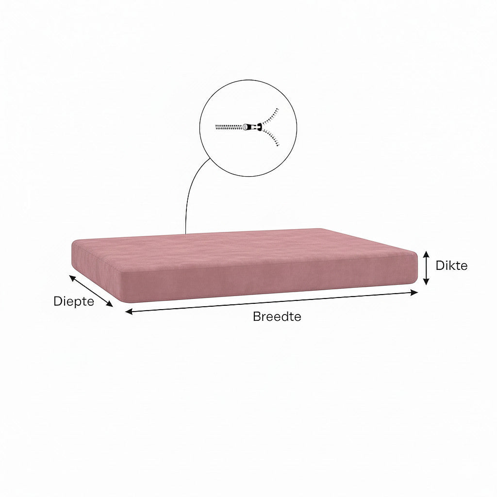 Dimensions du coussin de banc et du coussin de banc